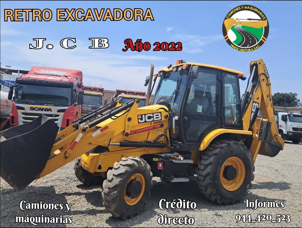 Retroexcavadora JCB-3CB Pro