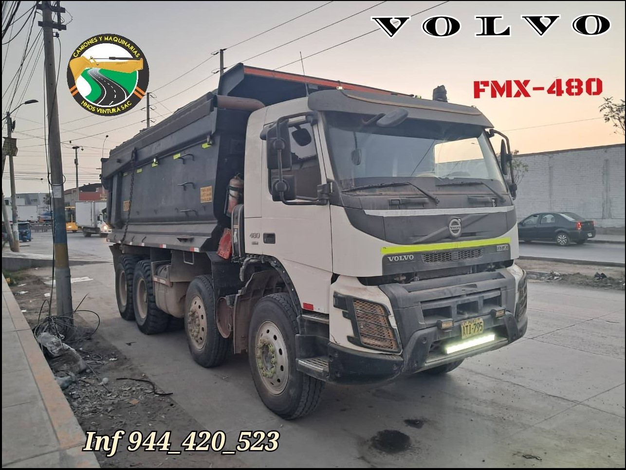 Volquete VOLVO FMX-480