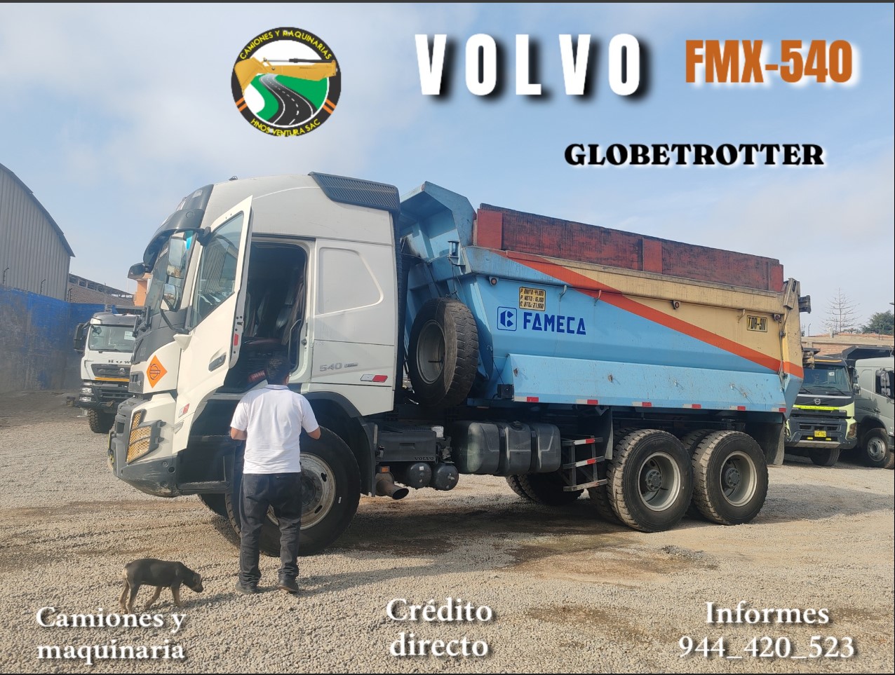 Volquete VOLVO FMX-540
